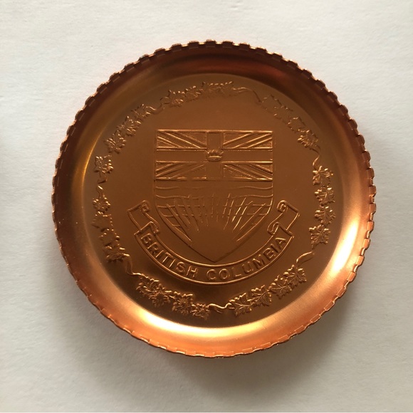 Canadian Provinces Coats of Arms Coasters Set of 10 Mid-Century Era Multicolored - Picture 14 of 15